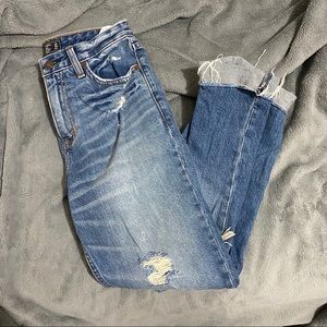 Abercrombie annie high rise girlfriend jeans